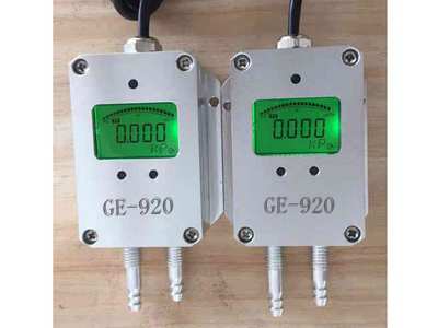GE-920 Transmisor de presión diferencial de aire
